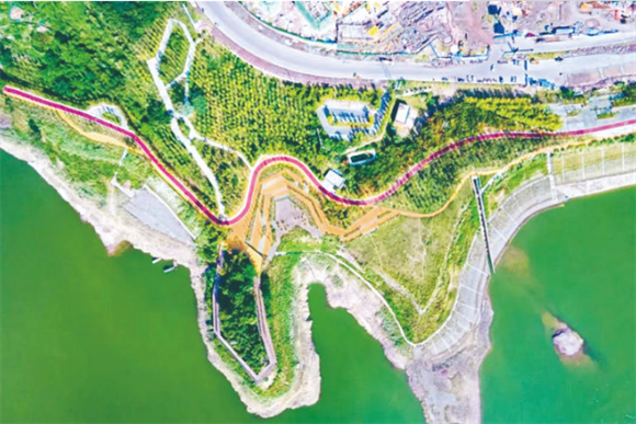 江河兩岸生態環境好。通訊員 徐志全 攝