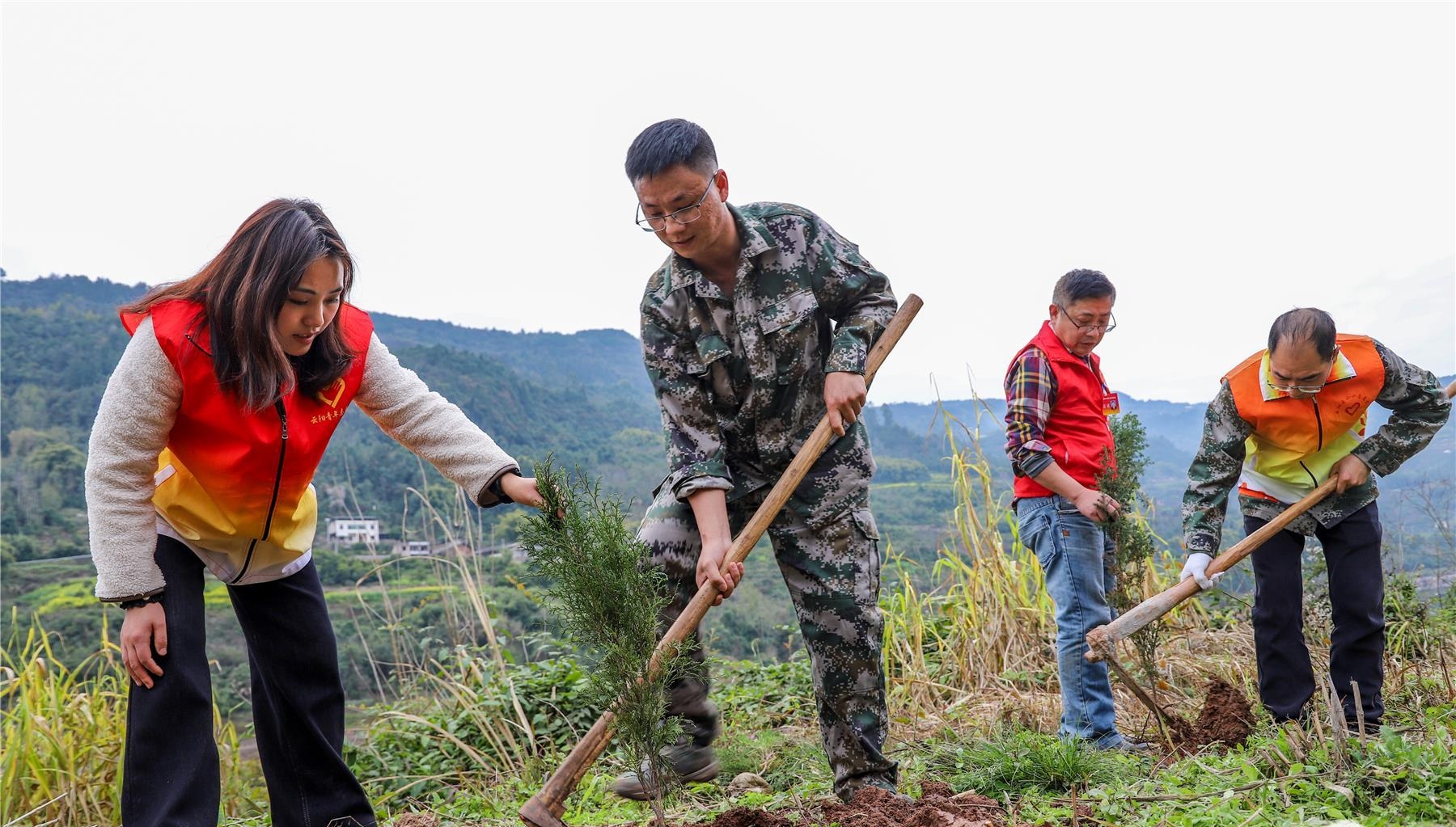  云陽：我為祖國植10棵樹 七年植綠三千萬株