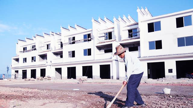 鳳鳴太地村農民集中安置點即將完工